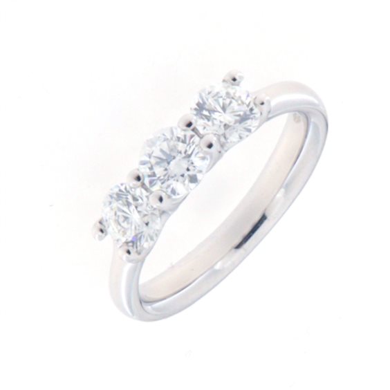 Anello Fanton Gioielli Donna TRILOGY in Oro bianco Diamante 1.22 Ct ANOR-195-52 - ANOR-195-52